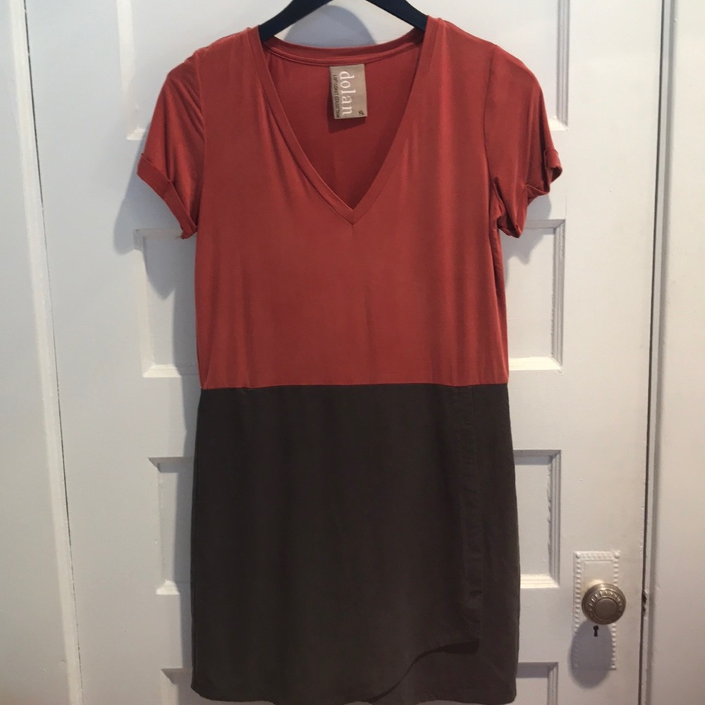 Anthropologie color block dress
